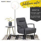 iglinks Robbies Meubelen - Jubileum actie Happy@Home gratis fauteuil